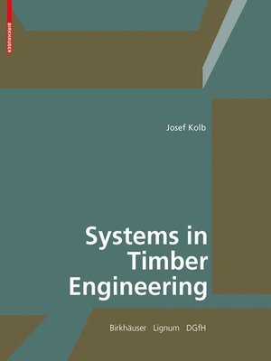 cover image of Systems in Timber Engineering